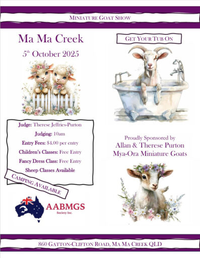 Ma Ma Creek Show Flyer 2025